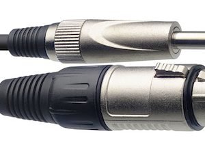 CABLE AUDIO MONO o BALANCEADO C/FICHAS x MTR