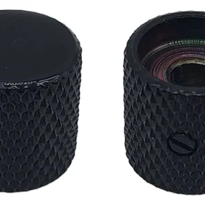 Perilla Sambong Ns003 Alta C/tornillo Metálica Color Negro