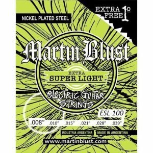 Cuerdas G.Eléctrica ESL100 - Extra Super Light .008" - .039"