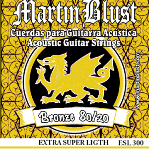 Cuerdas G.Acústica ESL300 - Extra Super Light .009" - .046"