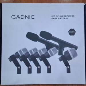 Kit 7 micrófonos para batería Gadnic